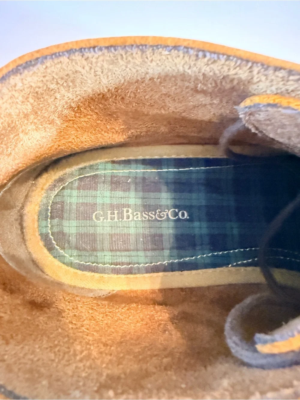 G.H. Bass & Co. Men’s 11.5 Brown Leather Chukka Boots Lace Up
